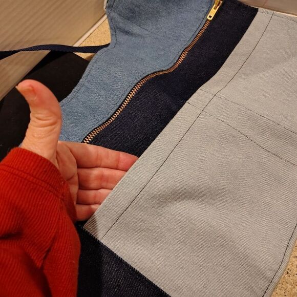 Crossbody Money Apron Purse Vendor Flea Market multiple Pockets - Picture 6 of 8